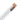 Close-up of a white cable with copper and black inner conductors on a white background