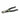 Pair of wire cutters with black handles and a green accent on a white background