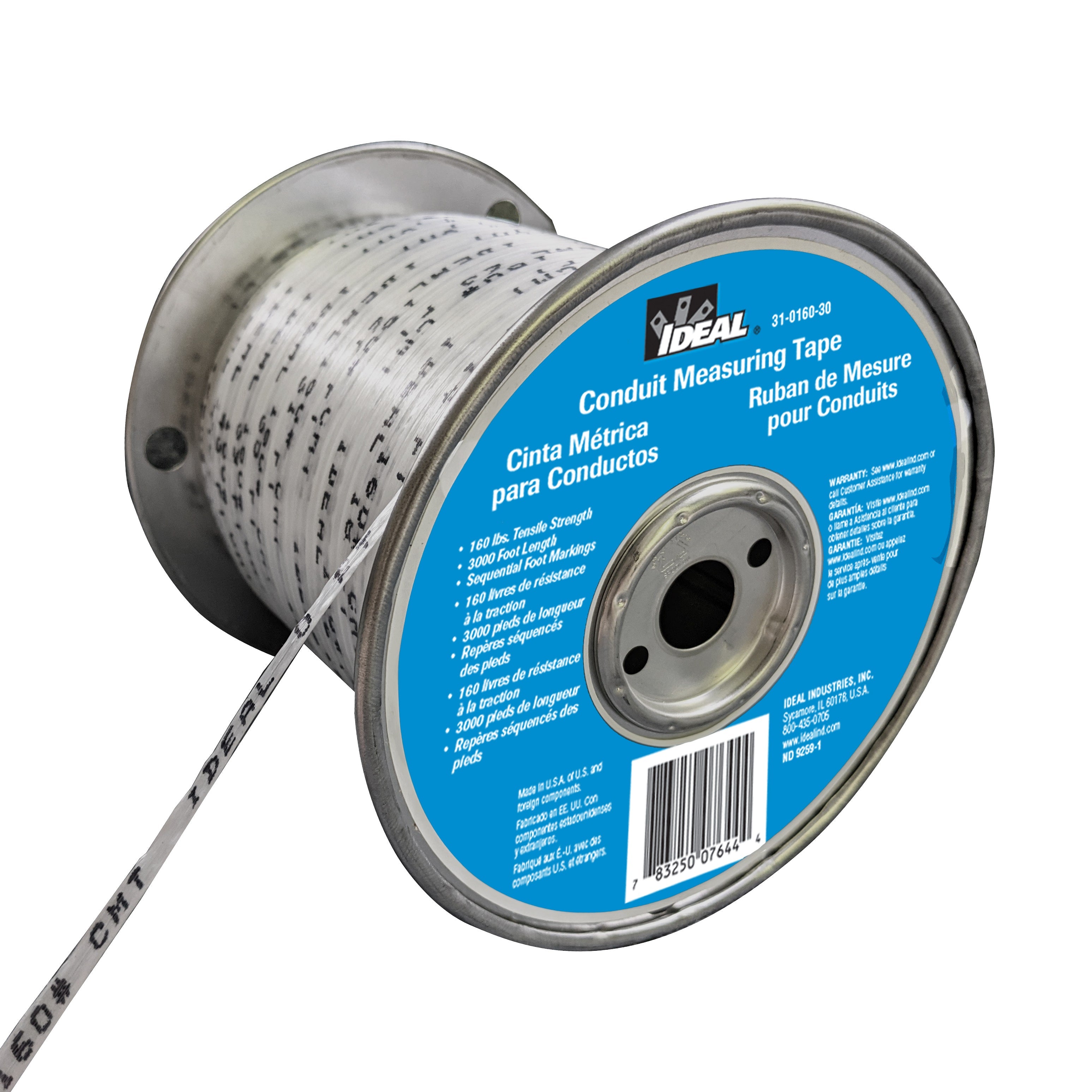 IDEAL Pro-Pull Conduit Measuring Tape 3000 ft | Model 31-0160-30 ...
