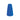Blue plastic cone-shaped object on a white background