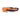 Klein Tools folding knife with orange and black handle on a white background