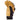 Beige and black glove on a white background