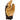 Beige leather glove palm with black accents on a white background
