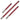 RACK-A-TIERS 4" Robertson Bit Red, Model 70240R