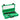 Green tool kit with various components on a white background