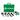 Greenlee tool set with green case on a white background