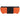 Orange and black speaker side showing input