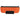 Orange and black speaker side on a white background