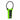 Green clamp meter with digital display on a white background