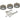 Liteline 3Puck LED Light System Nckl, Model UCP-LED3-MN