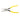Pair of pliers with yellow handles on a white background