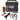 Klein Tools electrical testing kit with black carrying case, orange and black tester, and various cables on a white background.