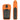 Orange and black device back view on a white background