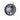Gray wheel with metal hub on a white background