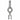 Metal tool with a fork-like design on a white background