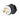 Electrical plug with black and white design on a white background