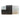 A cylindrical plastic component with a ribbed black center section, a translucent white left end, and a frosted white right end, shown on a plain white background.