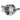 Hubbell 4 in. Steel Stud Octagon Box, 1-1/2 in. deep, 15 cu. in., Msb Metal Stud Bracket, For 2-3/8 And 3-5/8 in. Stud Size, 1/2 in. Ko, Model 54151MSBA