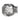 Hubbell 4 in. Octagon Box, 1-1/2 in. deep, 15 cu. in., Side Bracket, 1/2 in. Ko, Pryouts, Nmd90, Model 54151LB