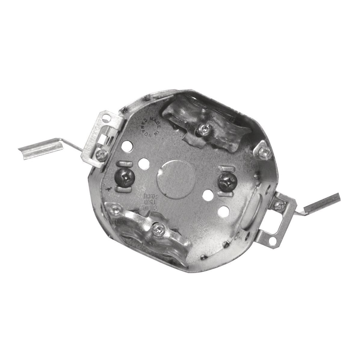HUBBELL 54151LDBAR 4 in. Octagon Box, 1-1/2 in. deep, 15 cu. in., Swin ...