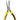 Yellow and black pliers and needle nose Side-Cutters on white background