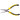 Yellow and black pliers and needle nose Side-Cutters on white background