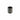 Black metal socket on a white background