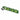 Green level tool with multiple vials on a white background