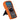 Orange and black digital multimeter with a white background