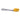 Yellow electronic component with a cable on a white background