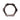Metallic locknut on a white background