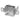 ORTECH, 4-11/16" Square Box, 2-1/8" Deep, Side Knockouts, Model BOX 72171-KSSX      