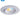 White recessed ceiling light with Wi-Fi symbol on a white background