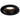 Black recessed ceiling light on a white background