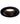 Black recessed ceiling light on a white background