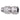Metal pipe fitting on a white background