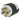 Hubbell Straight Blade Device, Male Plug, insulgrip-Heavy Duty,15A125V, 5-15P, White, Model HBL5266C